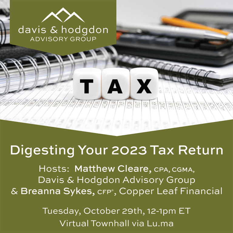 Webinar: Digesting Your Tax Return